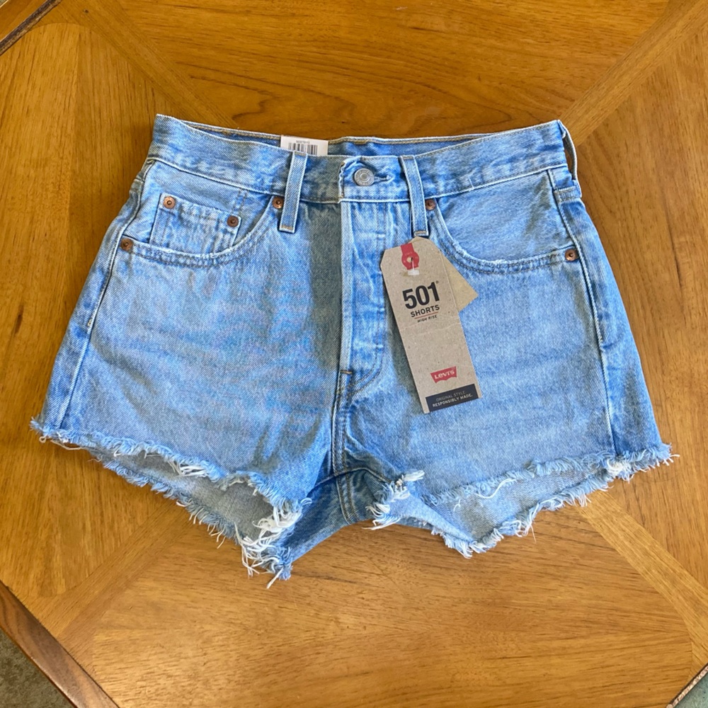 LEVIS 501 HIGH RISE SHORTS